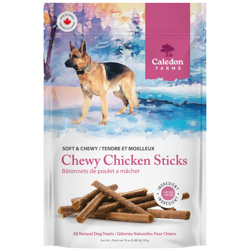 Caledon Farms Chewy Sticks for Dogs - Chicken - 220g