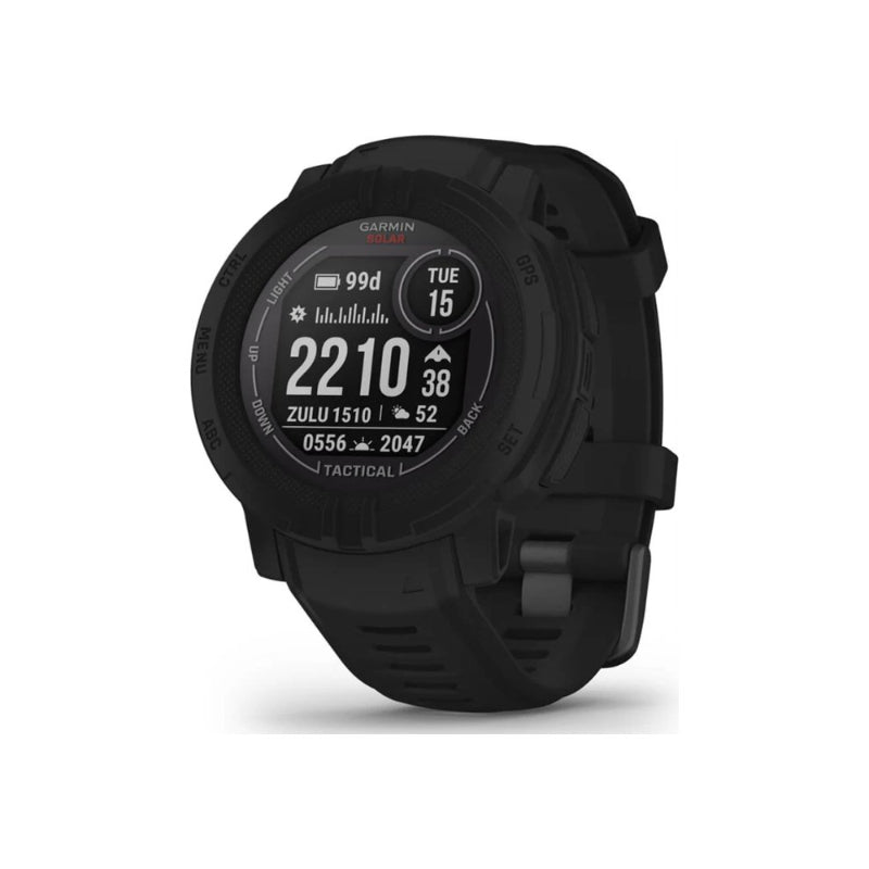 Garmin Instinct 2 Solar Tactical Edition Smartwatch - 45mm - Black - 010-02627-13