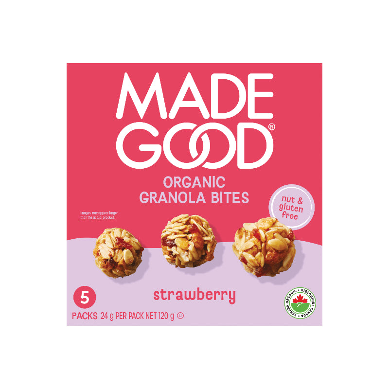 MadeGood Organic Granola Minis - Strawberry - 5 pack / 120g