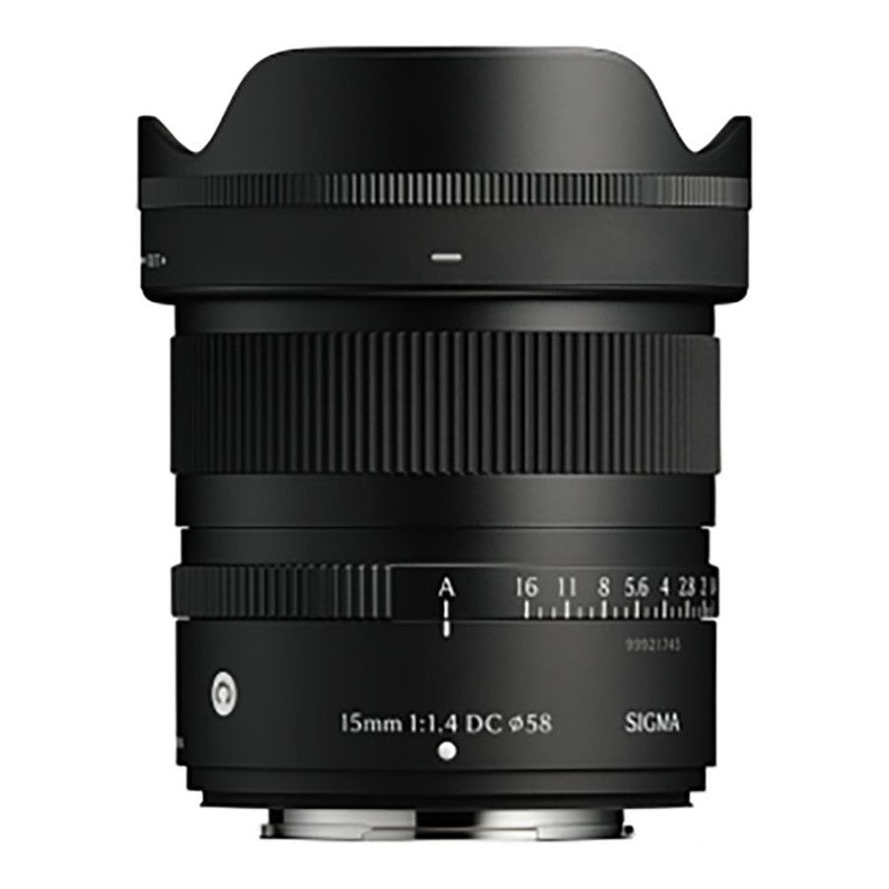 Sigma Contemporary 15mm F/1.4 DC Wide-Angle Lens for Fujifilm X Series Mount - C15DCX