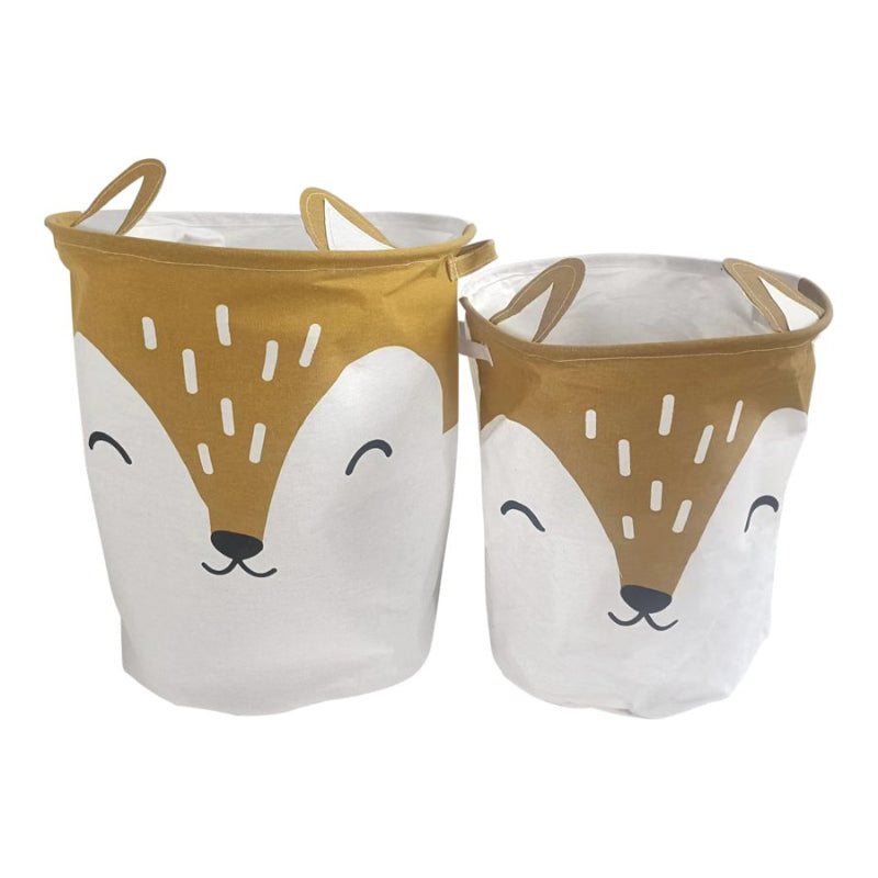 Collection by London Drugs Fab Animal Storage Basket - Fox - 2 pack
