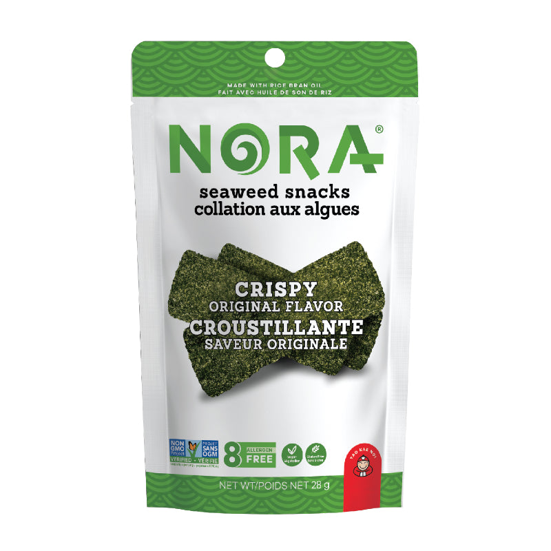 Nora Seaweed Crispy Snacks - Original - 28g