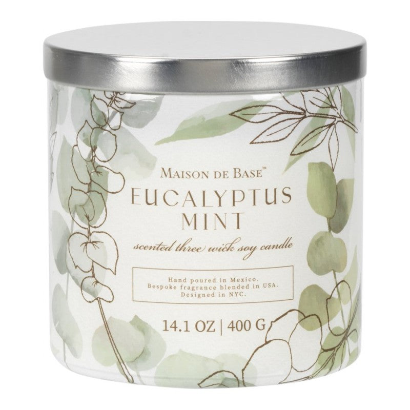 Maison De Base Candle Tin - Eucalyptus Mint