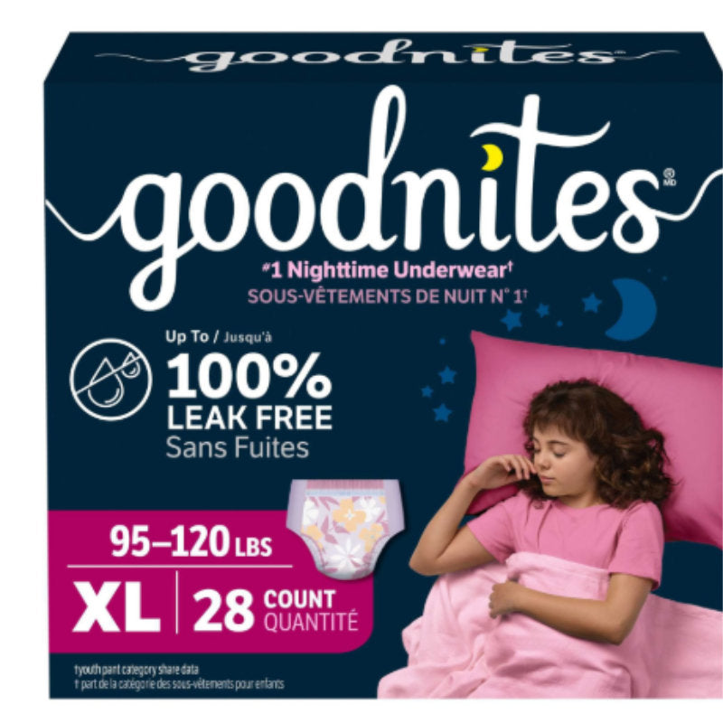 GoodNites Nighttime Underwear for Girls