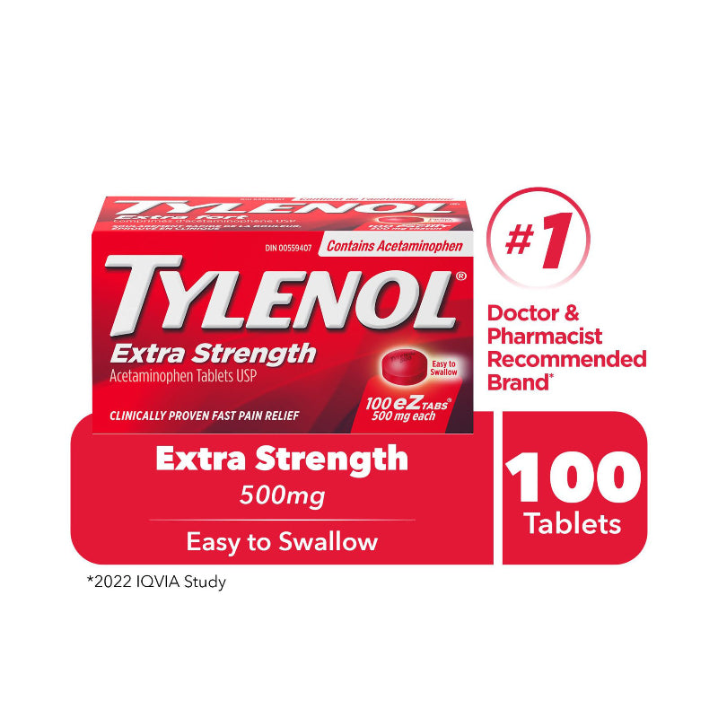 Tylenol* Extra Strength EZ Tablets - 100s