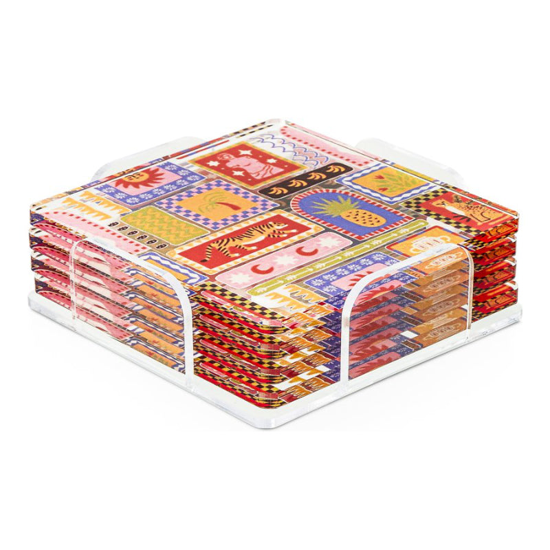 MEDICI Coaster Set - Italian - 4pcs