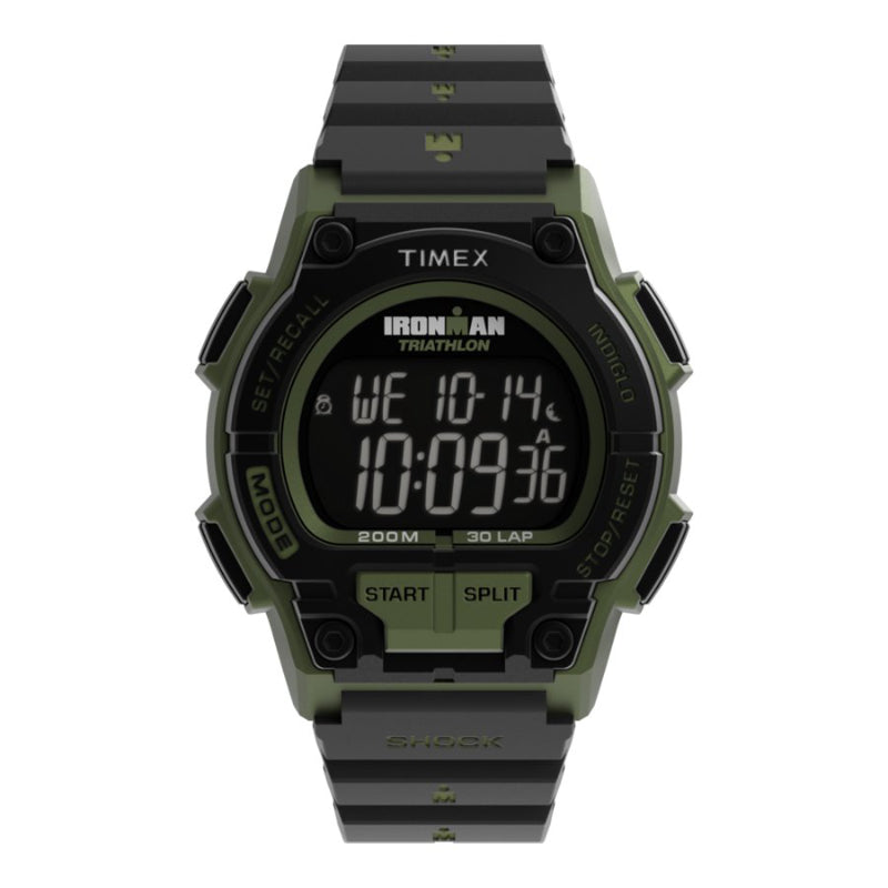 Timex Ironman Shock Endure Wristwatch - Black/Green - TW5M649009J