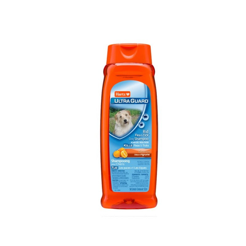 Hartz UltraGuard Rid Flea & Tick Citrus Shampoo for Dogs - 532ml