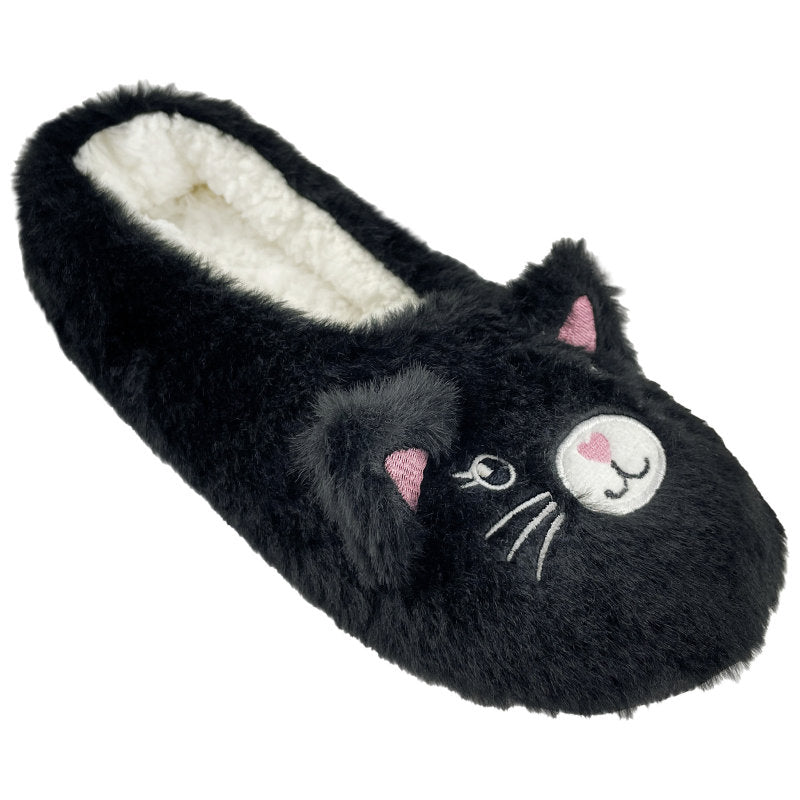 Kuschel Slipper - Black - 5-10