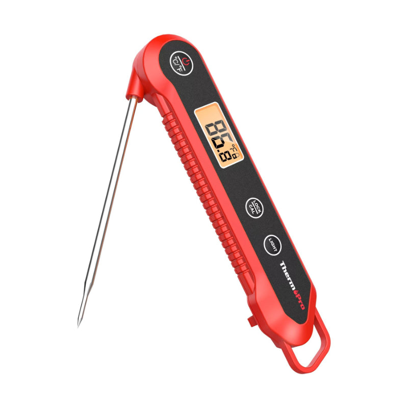 ThermoPro Meat Thermometer for Oven - Red
