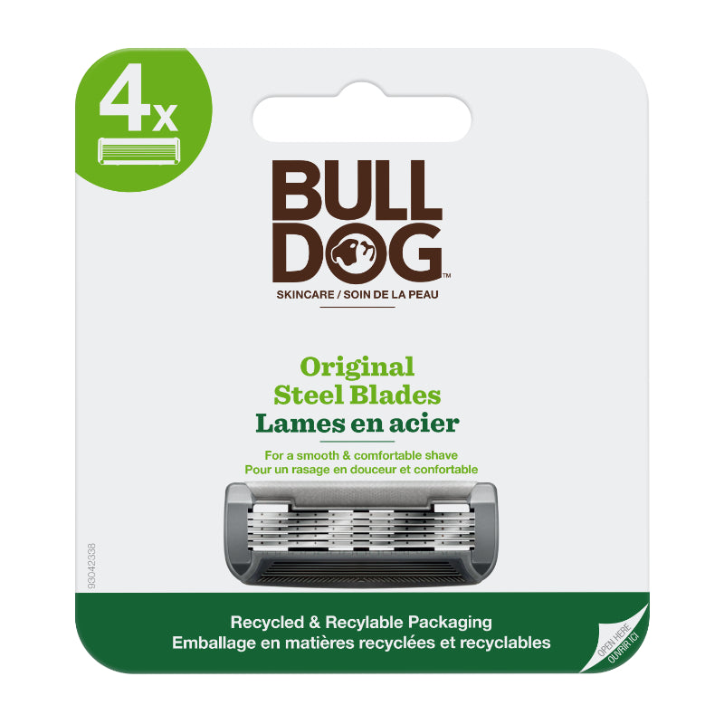 Bulldog Skincare for Men Original Steel Blades - 4s