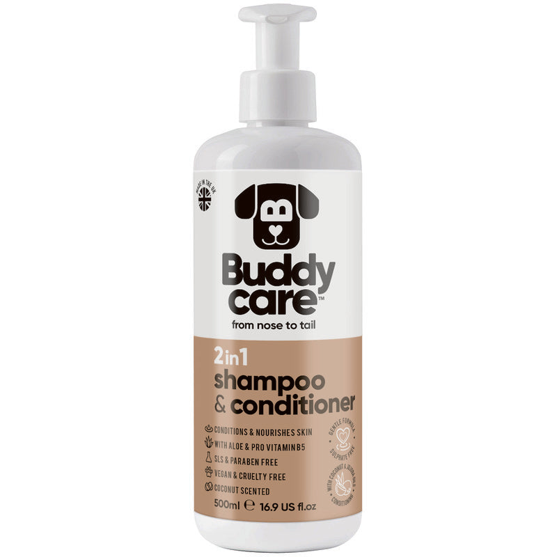 Buddycare 2 in 1 Shampoo Conditioner - 500ml