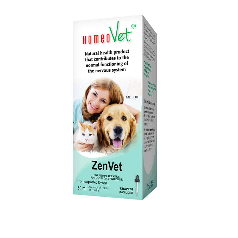 HomeoVet Homeopathic Drops for Cats and Dogs - ZenVet - 30ml