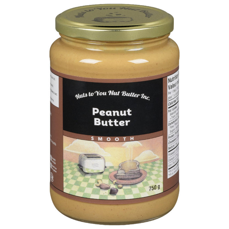 Nuts to You Peanut Butter Smooth - 750g
