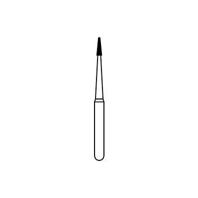 Solo Diamond™ Single-Use Finishing Diamond Burs – FG, Extra Fine, Yellow, 25/Pkg