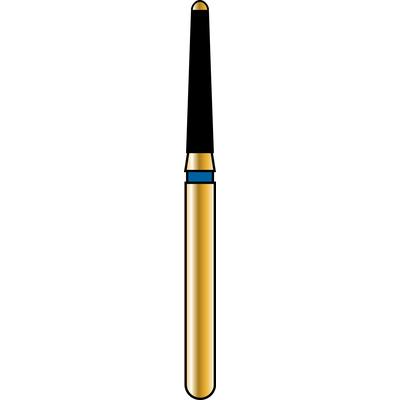 Alpen® Multi Use Diamond Burs – FG, Coarse, Blue, Cone, # 851, Tapered Round Safe End, 5/Pkg