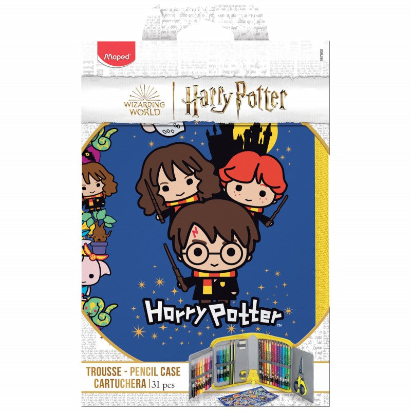 Maped Harry Potter Full Pencil Case - 31 pieces