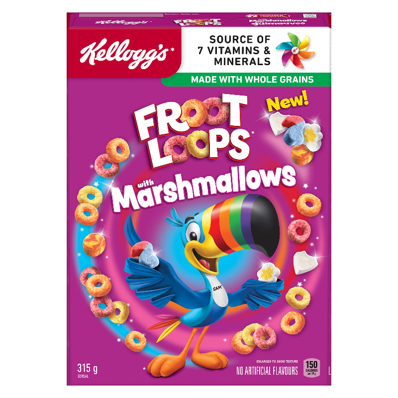 Kellogg's Froot Loops with Marshmallow Cereal - 315g