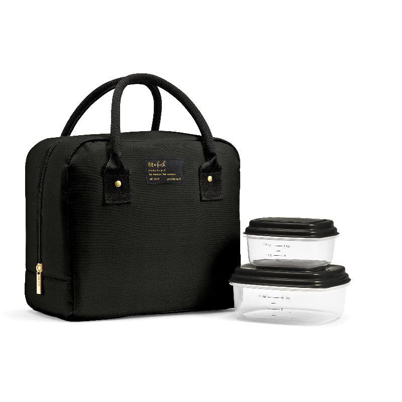 Fit + Fresh Bloomington Thermo Lunch Kit - Black