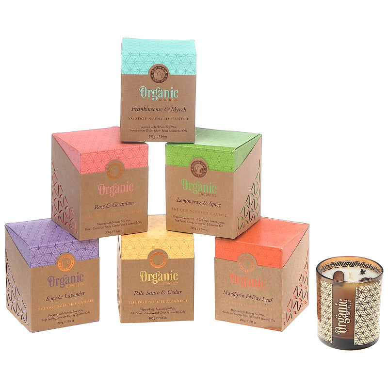 Song of India Organic Goodness Smudge Scented Candle - Assorted - 7oz