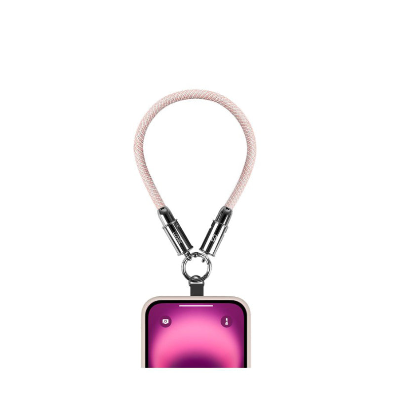 LOGiiX Wrist Connect USB-C to USB-C Cable - Pink - 30cm