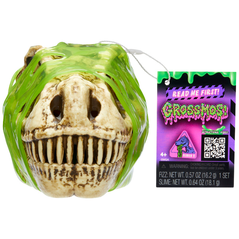 Gross-A-Saurus Dinosaur and Barf Booger Slime Figure - Blind Pack