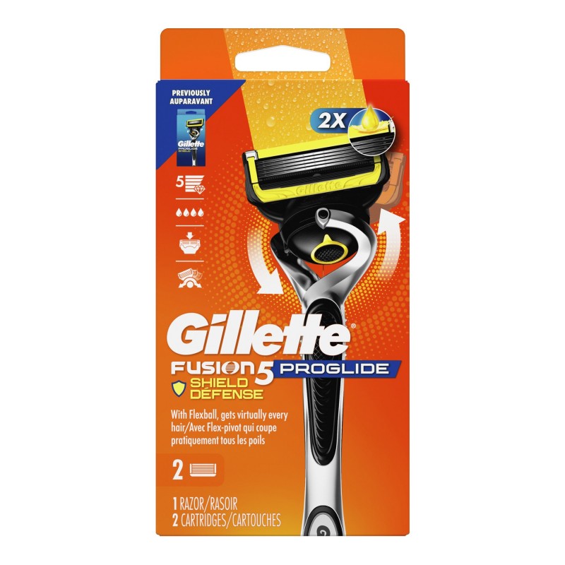 Gillette Fusion5 Proglide Shield Refillable Razor - 5 Blades