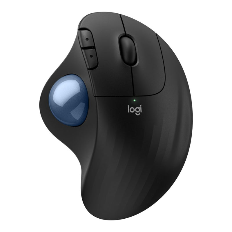 Logitech ERGO M575S Wireless Trackball Mouse - Black - 910-007026
