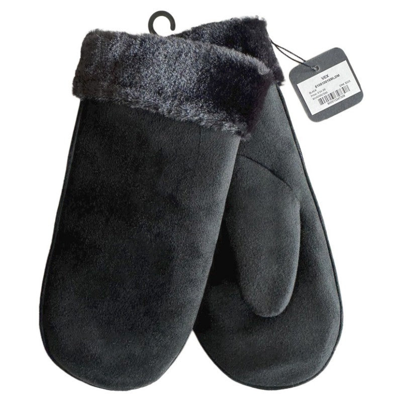 Sherpa Mittens - Black