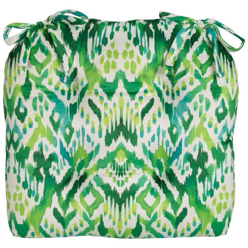 Collection by London Drugs Velvet Chair Pad - Green - 46X46CM