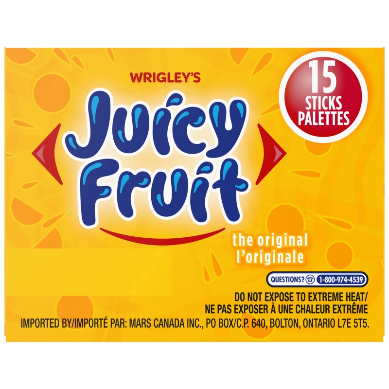 Wrigley Juicy Fruit - Original - 15 piece