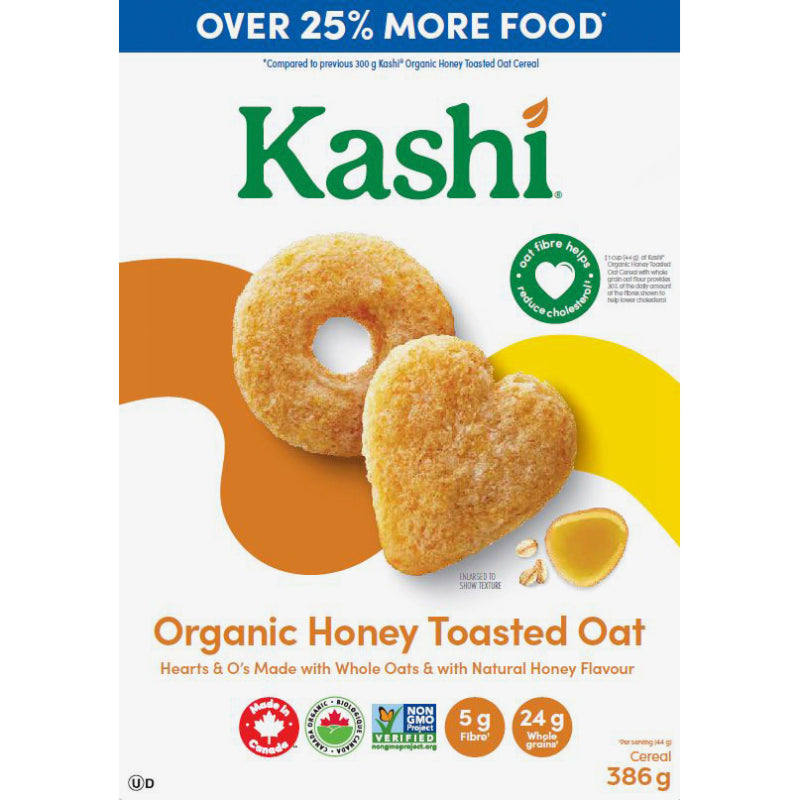 Kashi Organic Honey Toasted Oat - 386g
