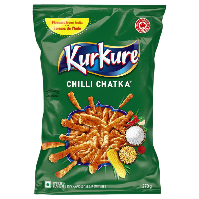 Kurkure Chilli Chatka Flavoured Snack - 270g