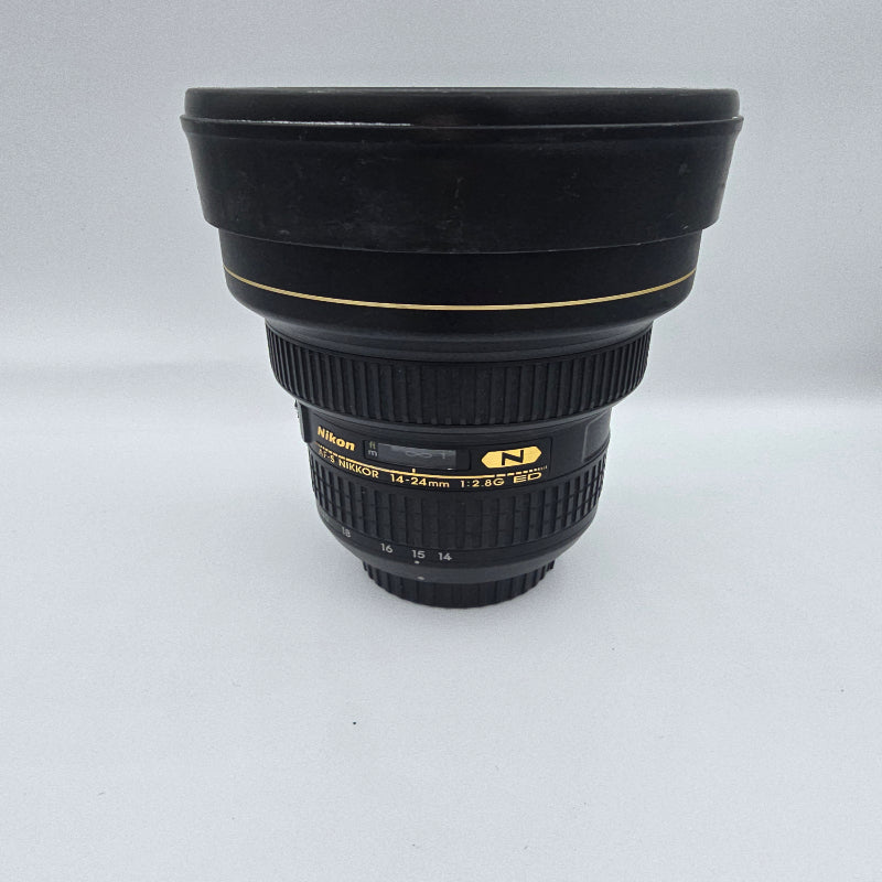 USED: Nikon AF-S NIKKOR 14-24mm f/1:2.8G ED Lens - Black - 7/10 - #391537