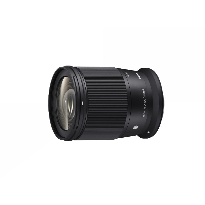 Sigma 16mm F/1.4 DC DN Contemporary Lens for Canon RF Mount Mirrorless Camera - Black - C16DCDNRFS