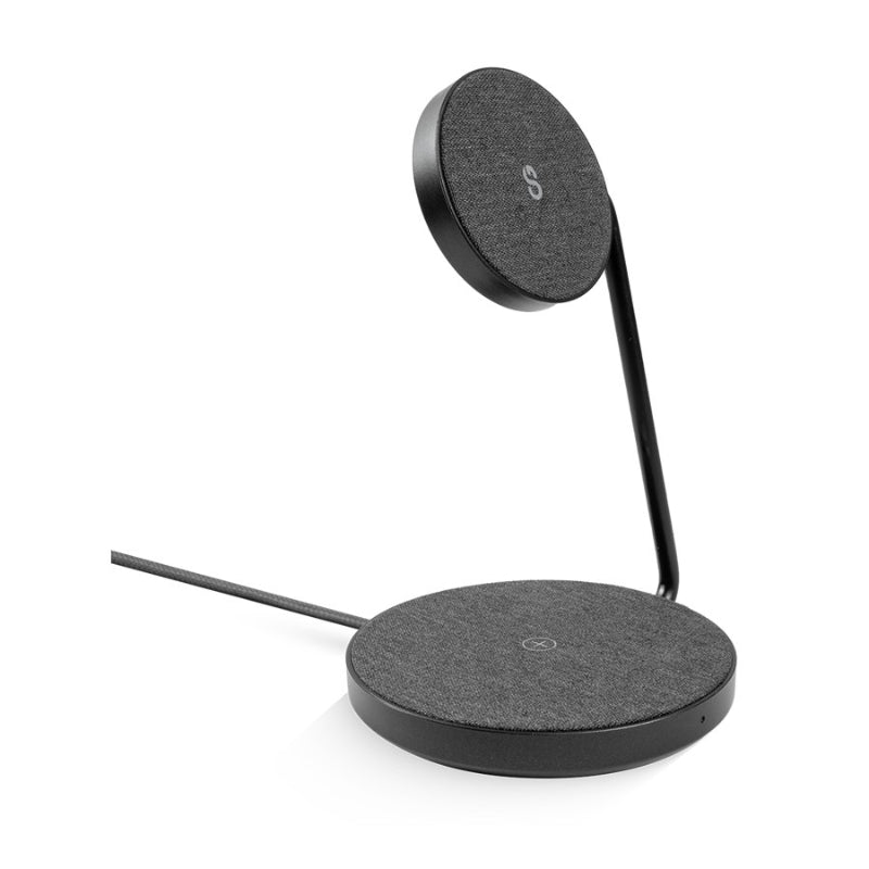 LOGiiX 2-in-1 Wireless Charging Stand + AC Power Adapter - Black - LGX-13880