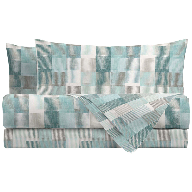 Amo La Casa Bed Sheet Set - Queen - Check