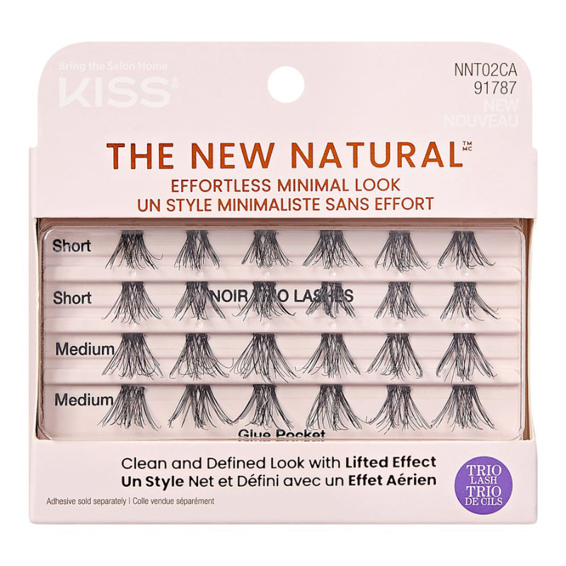 KISS The New Natural Noir Eyelash Extensions Kit - 24's