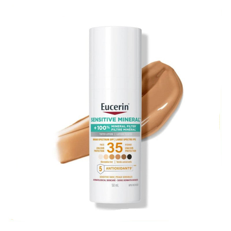 Eucerin Sensitive Mineral Tinted Lotion - SPF 35 - 50ml