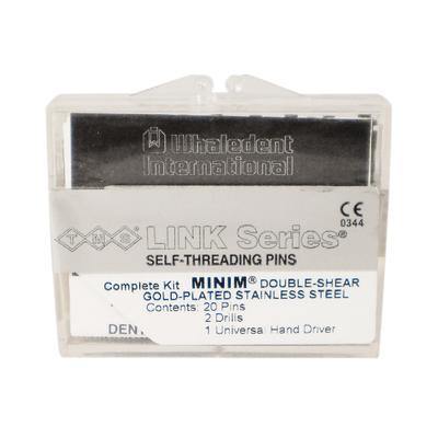 TMS® Link Series® Self-Threading Pins – Minim Double Shear Kits, Gold-Plated Stainless Steel