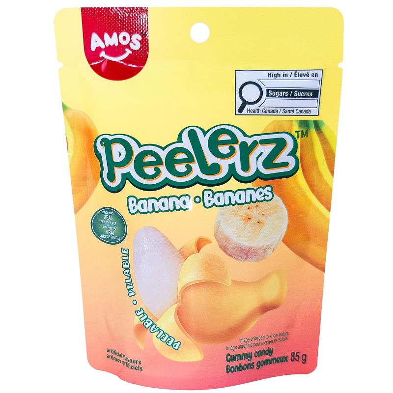 Peelerz Gummy Candy - Bananas - 85g