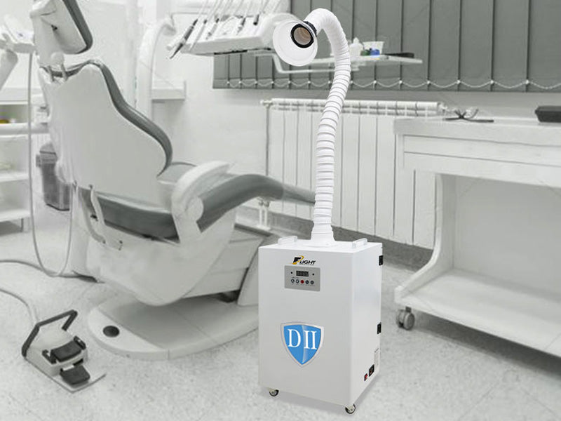 Flight DefendME II Aerosol Evacuator System (4 Stage Filter and UV-C Disinfection) - 250 CFM, 350W Motor, 5W UVC Bulb