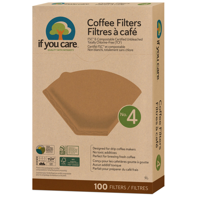 If You Care Coffee Filters No. 4 - 100s