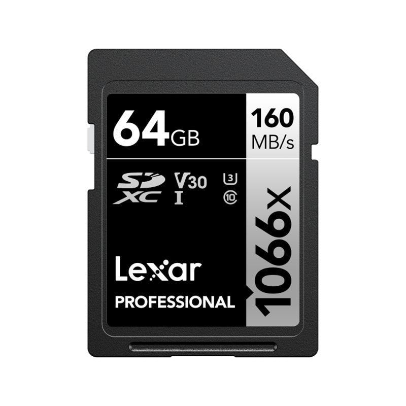 Lexar Professional SILVER Series SDXC Memory Card - 64GB - LSD1066064G-BNNNU