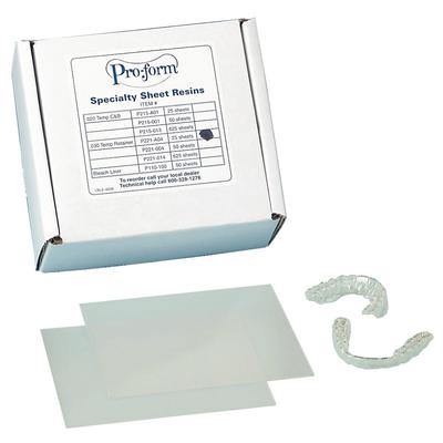 Pro-form Resin Retainer Material – 0.030", Clear, 50/Pkg