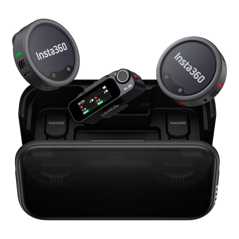 Insta360 Mic Pro 2 Transmitters and Receiver Microphone System - MIC PRO01-MCA10