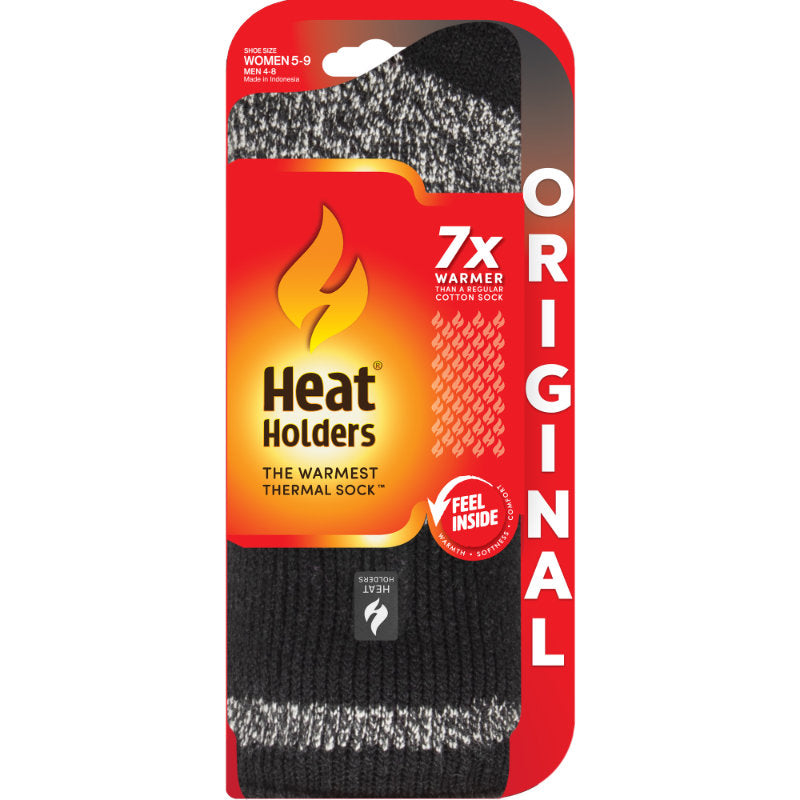 Heat Holders Womens Twist Crew - Black/Cream