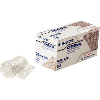 Surgicel® Original Absorbable Hemostat – 1/2" x 2", 12/Pkg