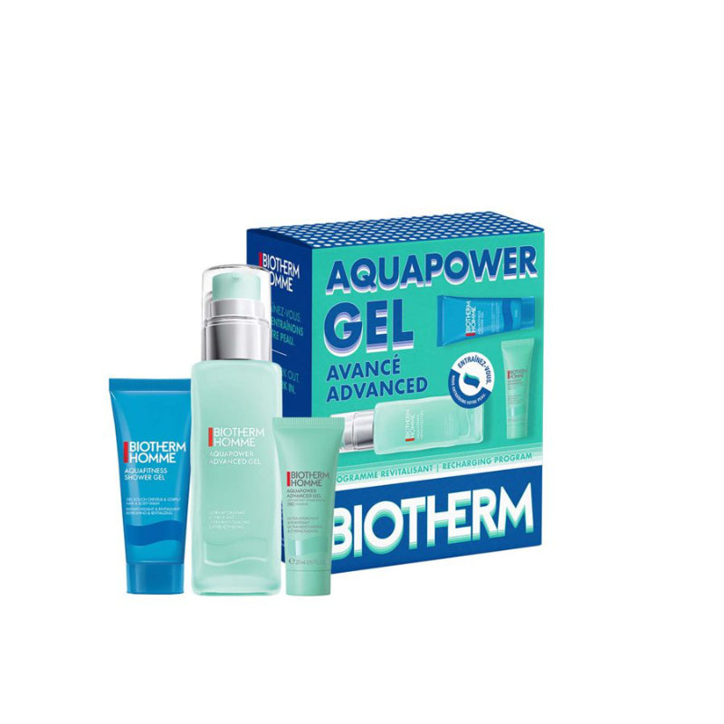 Biotherm Aquapower Gel Advanced Recharging Program Men's Gift Set - 3 piece