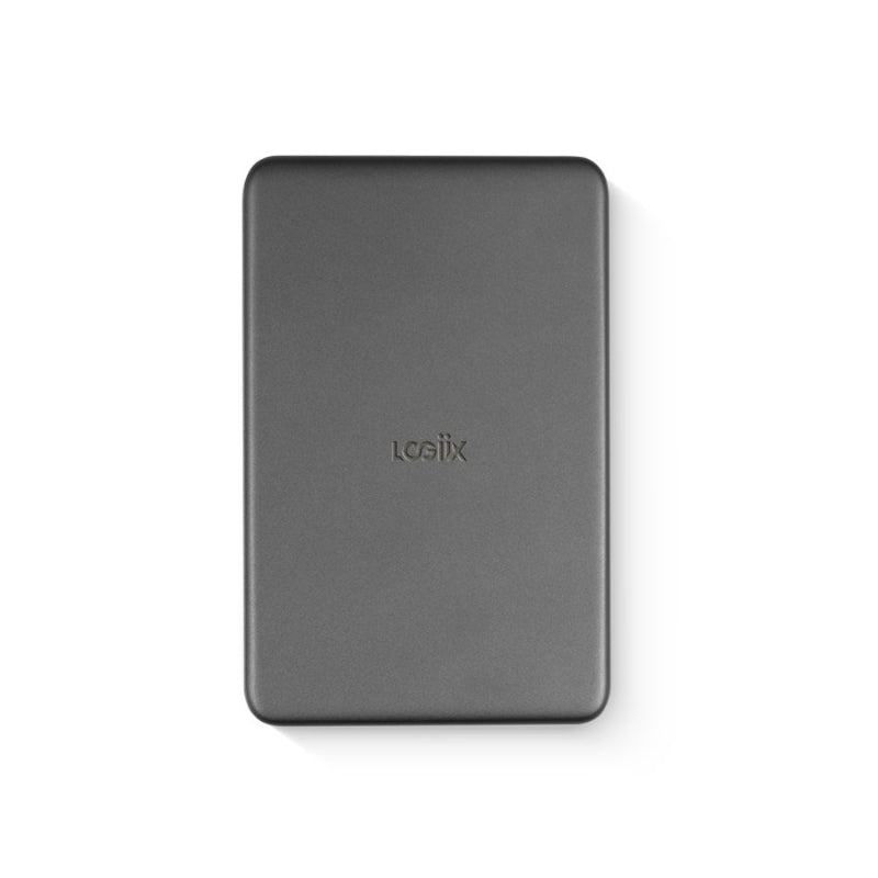 LOGiiX Piston Power Slim Mag 5000mAh Wireless Power Bank - Charcoal Gray - LGX-13912